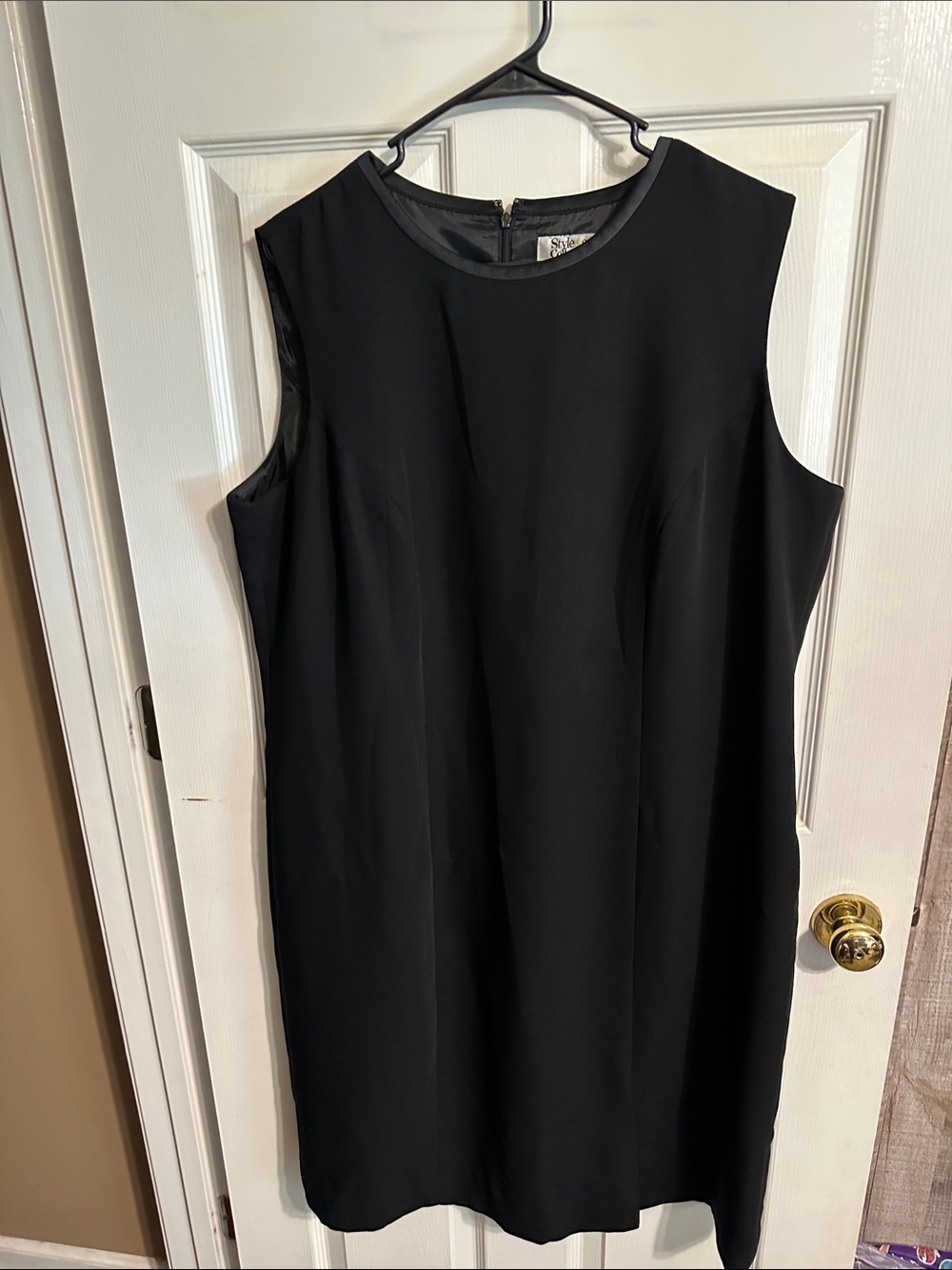 Style & Co. Black Sleeveless Shift Dress